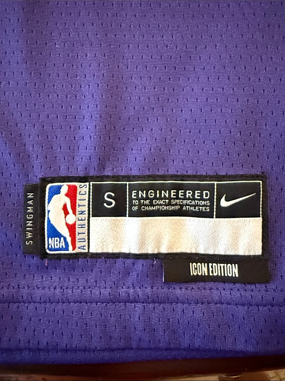 Nike Purple and Orange Phoenix #1  Booker Basketball Jersey